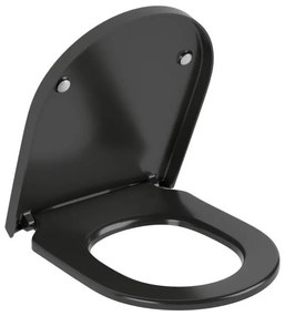 Villeroy & Boch 8M42S1R7 - WC sedátko SoftClose SUBWAY čierne