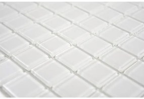 Sklenená mozaika CM4SE30 Crystal uni biela 30x30 cm