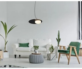 Klausen 111100 - LED Luster na lanku PETIT LED/12W/230V čierna