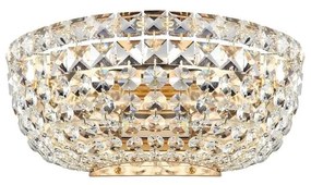 Maytoni DIA100-WL-02-G - Nástenné svietidlo BASFOR 2xE14/60W/230V zlatá