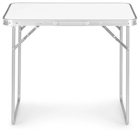 ModernHome Skladací piknikový stôl, 70x50cm - biely
