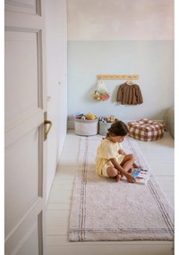 Krémový prateľný ručne tkaný bavlnený behúň 80x230 cm Cuisine Natural – Lorena Canals