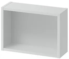 Cersanit Larga, závesná otvorená skrinka 40x28cm, šedá matná, S932-083