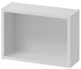 Cersanit Larga, závesná otvorená skrinka 40x28cm, šedá matná, S932-083