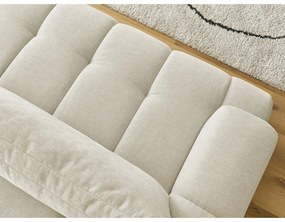 Béžová rozkladacia/s úložným priestorom pohovka 251 cm Fuji – Bobochic Paris