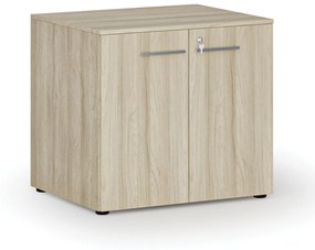 Kancelárska skriňa s dverami PRIMO WOOD, 735 x 800 x 640 mm, dub prírodný
