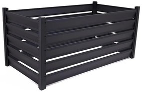 Kompostér Trestles 1100×2100×1000 mm, čierny KOMP1-9005