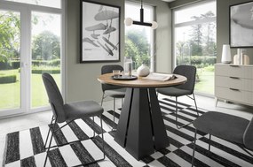 OKRÚHLY ROZKLADACÍ JEDÁLENSKÝ STÔL SOLENE 120 / 196 cm