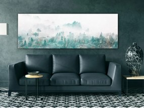 Artgeist Obraz - Turquoise Valley (1 Part) Narrow Veľkosť: 150x50, Verzia: Na talianskom plátne