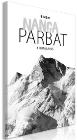 Artgeist Obraz - Nanga Parbat (1 Part) Vertical Veľkosť: 60x90, Verzia: Premium Print
