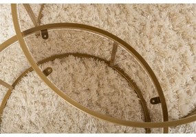 Súprava konferenčných stolíkov Aurum Gold and Bronze 80 cm, 2 ks