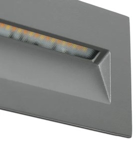 FARO 70289 - LED Vstavané svietidlo MANI LED/5W/230V IK07 IP65 šedá