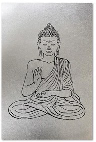 Obraz na plátně Silver Buddha Zen Spa - 60x90 cm
