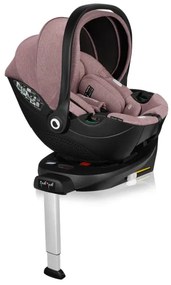 Lionelo - Otočná autosedačka s bázou MOXIE SET i-Size 40-87 cm, ružovo-mauve