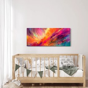 Obraz - Dynamická abstrakcia (120x50 cm)