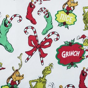 Jerry Fabrics Vianočné bavlnené obliečky 140x200 + 70x90 cm - Grinch "The Grinch"