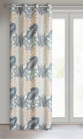 ZÁVES NA KRÚŽKOCH LENNY 140X250 CM VZOROVANÁ