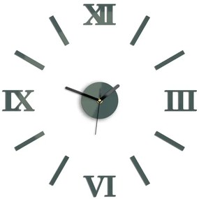 Nástěnné samolepící hodiny Numero 49 cm šedé