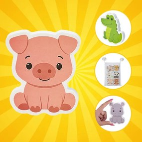 ISO Trade Penové puzzle do kúpeľa Zvieratká – plávajúca hračka pre deti