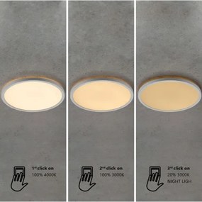 Nordlux - LED stmievateľné kúpeľňové stropné svietidlo OJA 14,5W/230V 3000/4000K IP54 pr. 30 cm