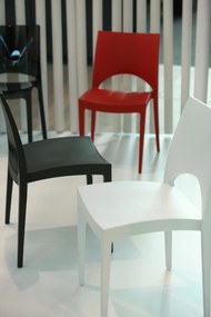 Stima Plastová stolička PARIS Odtieň: Moka - hnedá
