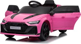 Detské elektrické autíčko Audi RS6 Avant GT ružové