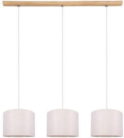 Spot-Light 1037400611528 - Závesný luster na lane BENITA 3xE27/40W/230V dub