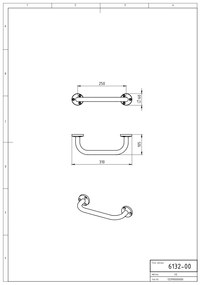 Novaservis - Madlo 250 mm Metalia 1 chróm, 6132,0