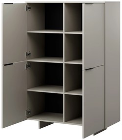 Cama Vysoká komoda Alma 4D - béžová