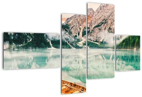Panorama jazera - obraz