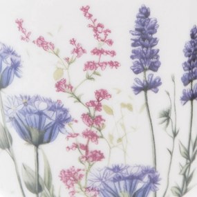 Súprava 6 porcelánových hrnčekov Letná lúka 230 ml, fialová