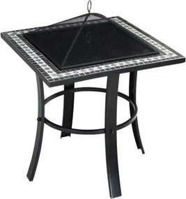 Mozaikované záhradné ohnisko Runedak 76x76 cm