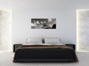 Obraz - Eiffelova veža v Paríži (120x50 cm)