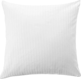 Damaskové obliečky na vankúš 0,5 cm biele Rozmer: 70x80 cm