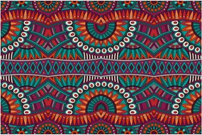 Obraz ornamentálne abstrakcie (90x60 cm)