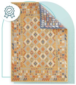 Obojstranný koberec Echo Aztec Navy