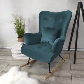 Hojdacie kreslo v škandinávskom štýle Blanco, Farby: Magic Velvet 2222