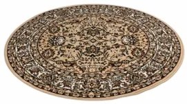 Koberce Breno Kusový koberec PRACTICA kruh 59/EVE, béžová, viacfarebná,200 x 200 cm