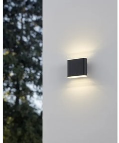 Eglo 901025 - LED Vonkajšie nástenné svietidlo GRUTTI 2xLED/2,9W/230V IP65