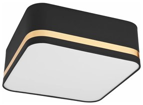 Stropné svietidlo SIRJA SQUARE 2xE27/60W/230V 35x35 cm čierna