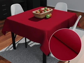 Biante Veľký dekoračný štvorcový obrus BKU-106 Vínový 220x220 cm