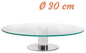 3339773 Podnos na tortu okrúhly 30 cm sklo
