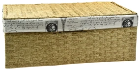 Úložný box s vekom s látkou PARIS Rozmery (cm): 36x24, v. 13