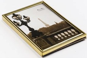 Kovový fotorám 10x15 zlatý