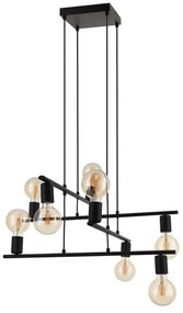 Eglo 98909 - Luster na lanku MEZZANA 8xE27/40W/230V