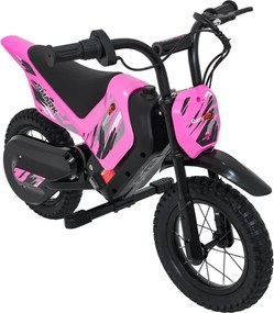 Elektrická motorka SHARK ružová