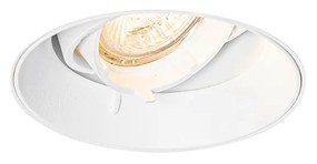 Inteligentné zapustené bodové svietidlo biele okrúhle bezrámové vrátane Wifi GU10 50mm - Oneon