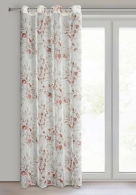 ZÁVES NA KRÚŽKOCH AVA 140X250 CM LISTY