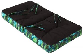 Vankúš na záhradnú hojdačku VENUS 60 cm oxford, modré lístie
