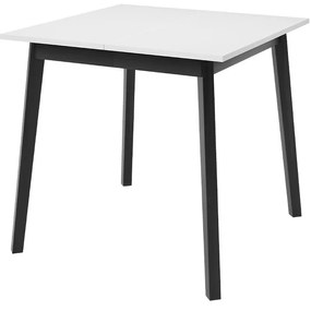 Jedálenský stôl Renkiz S 85/85, Farby:: biela / čierna